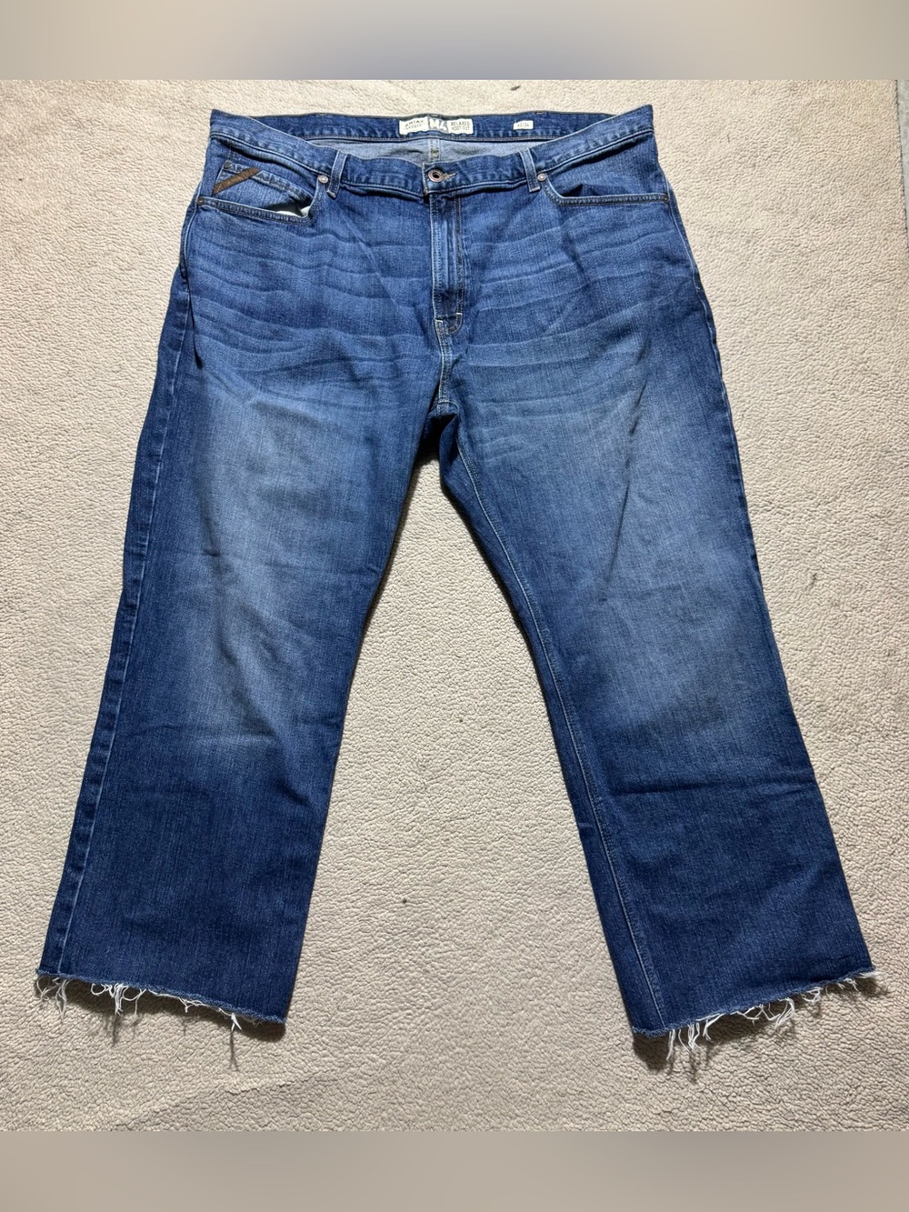 Ariat Jeans Mens 42 Legacy M4 Relaxed Boot Cut Blue Denim Western Mid Rise 42x29